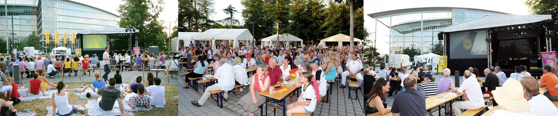 Technik mieten für Public Viewing Frankfurt