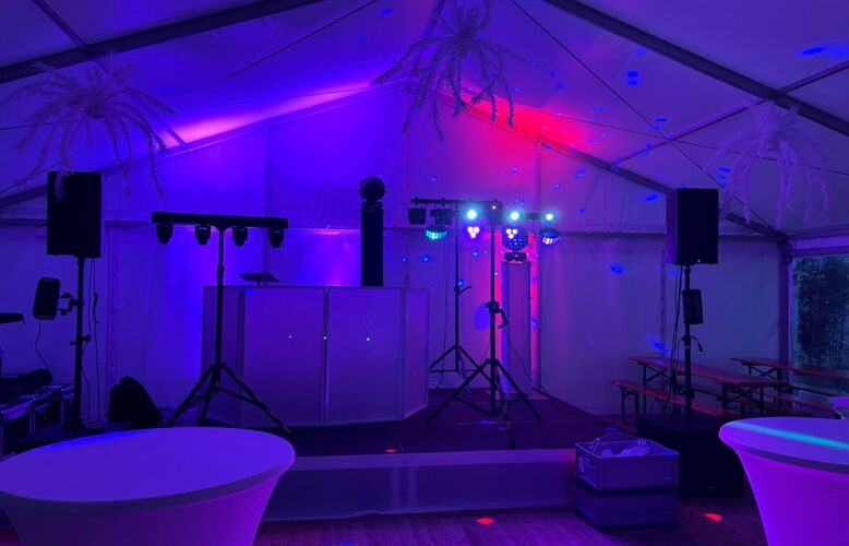 Eventzelt Ambientenbeleuchtung Gelnhausen