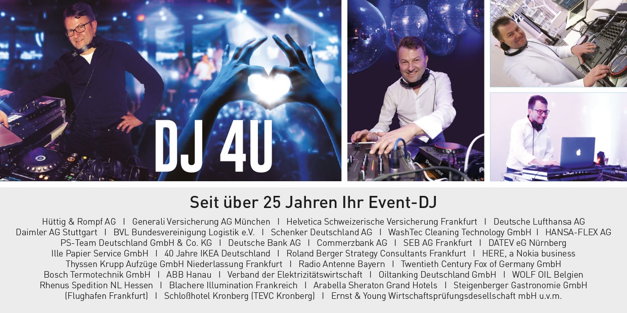 DJ buchen für Firmenfeiern und private Feiern Mainz